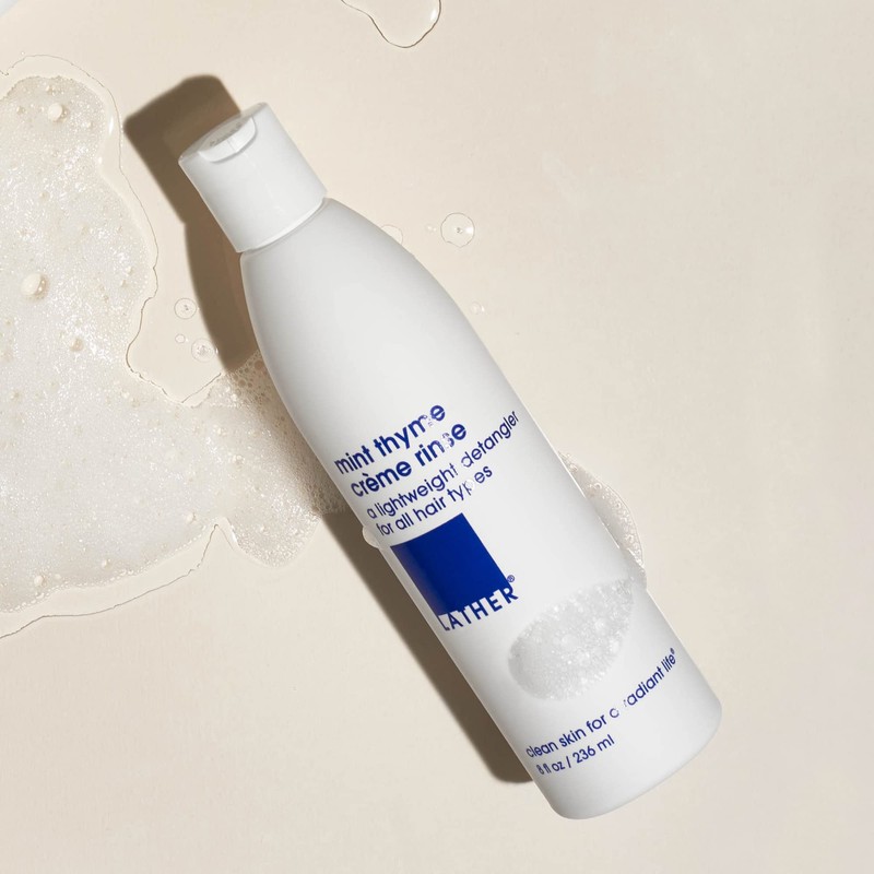 LATHER Mint Thyme Crème Rinse 8 oz