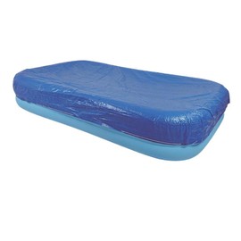 Sarini Rectangle Pool Cover for Inflatable Family Pools,Waterproof and Dustproof Cover for Swimming Pool,Hot Tub,Trampolines 2.65 m x 1.75 m,Blue