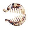 ANCLLO 2 x Banana Clip Hair Comb Round Girls Ponytail