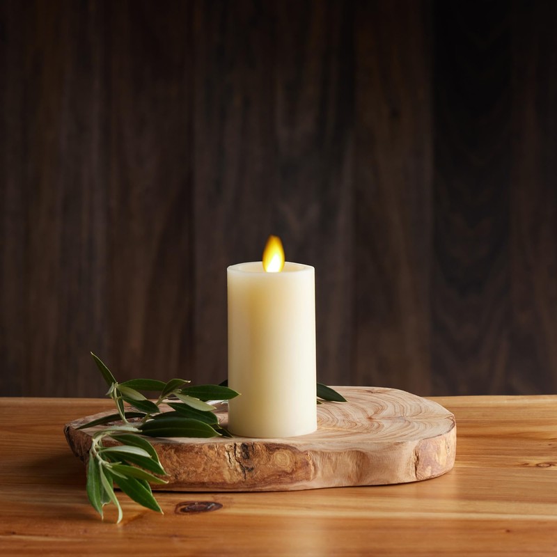 Luminara Classic Slim Flameless LED Candle, Ivory 2" x 4.5,