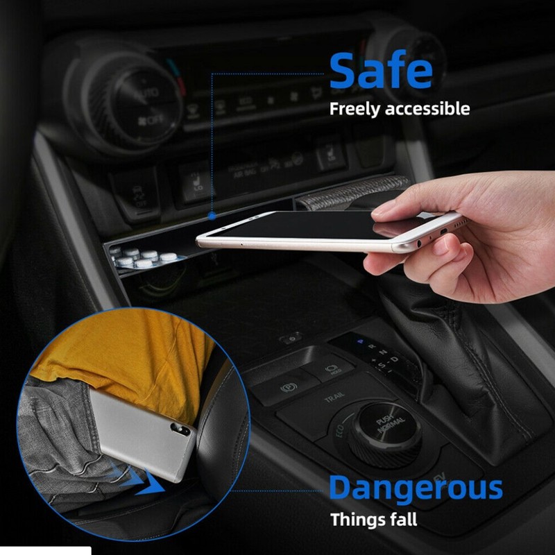 Car Central Console Control Gear Storage Box Armrest Box Organizer