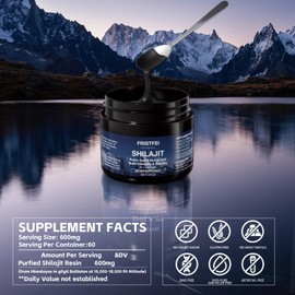 100% Pure Shilajit Resin - Organic Himalayan Shilajit for Men & Women | Rich in Fulvic Acid & 85+ Trace Minerals | Shilajit Pure Himalayan Organic
