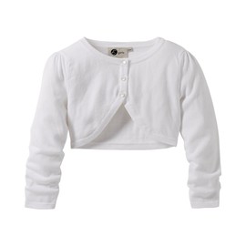 Eisend 128 Holy Communion Knitted Bolero Cardigan Snow White, White
