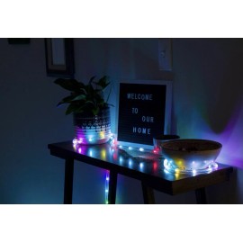 EcoScapes, 15 Ft Color-Changing LED Rope String Light | Remote Indoor Outdoor