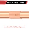 Pro 50-Pack EFIELD 1/2" X 1/2" Copper Slip Coupling, No