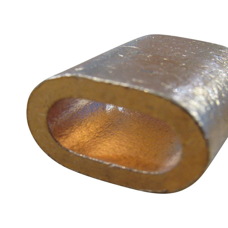 Copper Ferrules 2MM X10 (Oval Crimping Sleeves for Stainless Wire