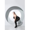 MOOCHI 2 Pairs Women's Plus Size Opaque Tights Black 7X/8X