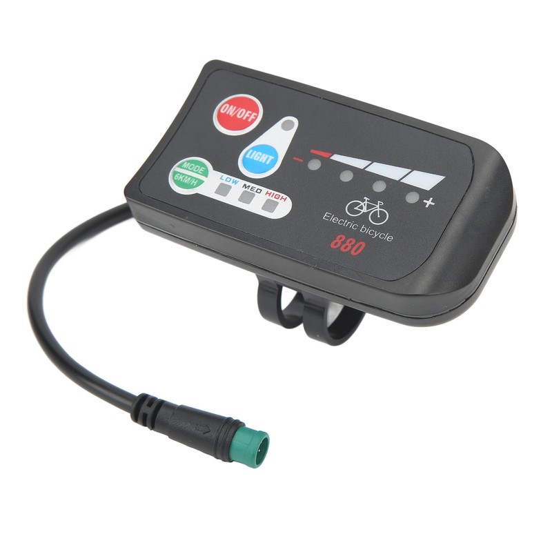 Electric Bicycle Display ABS Lightweight LED Display Meter With Waterproof