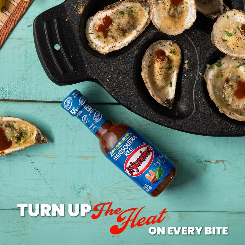 El Yucateco, Marisquera Red Hot Sauce, 4 Fl Oz