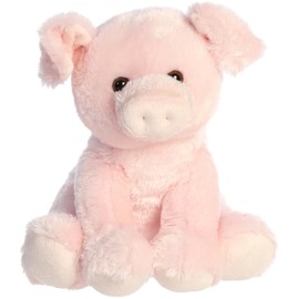 Aurora® Cuddly Pig Stuffed Animal - Cozy Comfort - Endless Snuggles - Pink 14 Inches