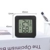 OptiPro Digital Hygrometer with LCD Large Screen, Indoor Thermometer and