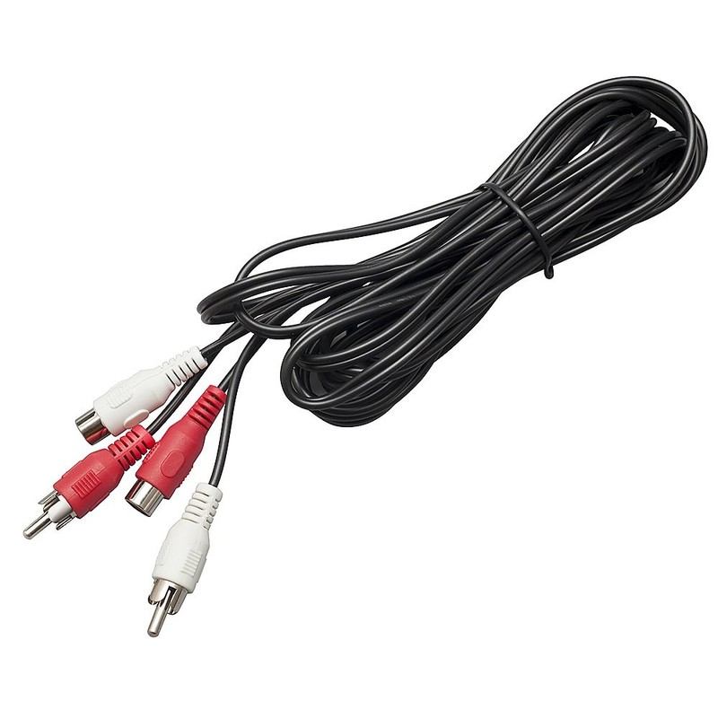 TENINYU 10 Feet AV Extension Cable RCA Stereo Audio Cable,