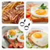 Pack of 2 fried egg moulds, pancake moulds, fried egg