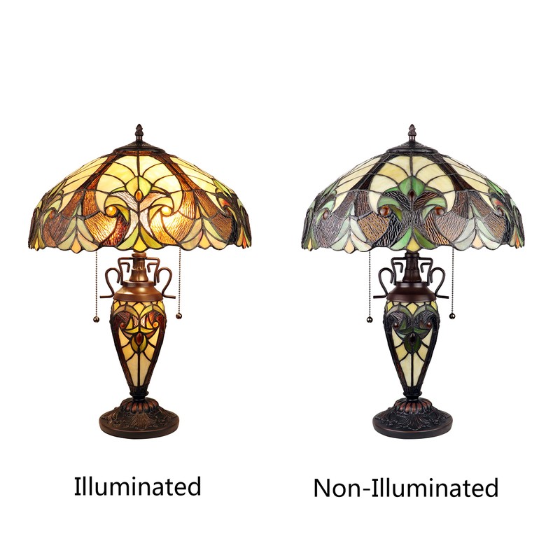 Radiance Goods Victorian-Style Antique Dark Bronze 3 Light Double Lit