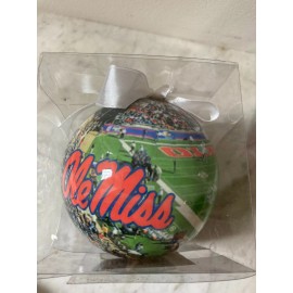 Ole Miss Football Photo Ball Ornament