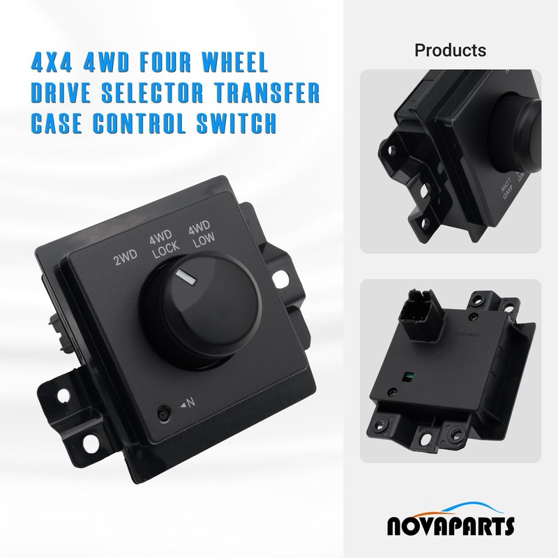 4x4 4WD Four Wheel Drive Selector Transfer Case Control Switch