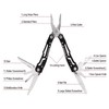FIBOUND Multi-purpose Pliers, Multi-tool, Stainless Steel, Black