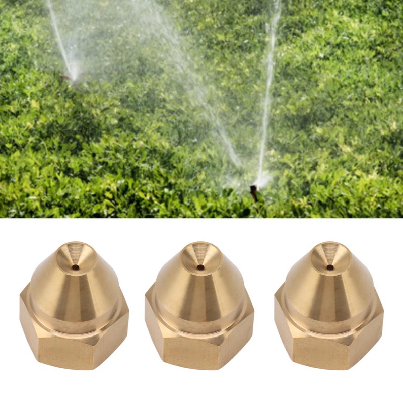 10PCS Misting Nozzle Brass Corrosion Pressure Resistant Fine Misting Water