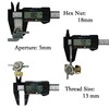 JMCHstore Metal Fuel shut off valve petcock for coleman CT100U