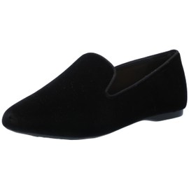 Birdies Women's Starling, Slip-On Flats, Comfortable Casual Dressy Shoes, Black Velvet, 10