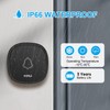 Kerui Wireless Bell 1 Transmitter 2 Receivers, Waterproof Doorbell Wireless