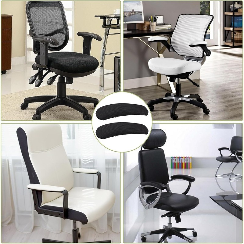2Pcs Office Chair Arm Cover,Chair Armrest Covers, Office Seat Hand