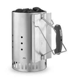Weber Rapidfire Chimney Starter, Standard, Silver
