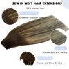 Sew in Hair Extensions Real Human Hair Weft Weave Extensions