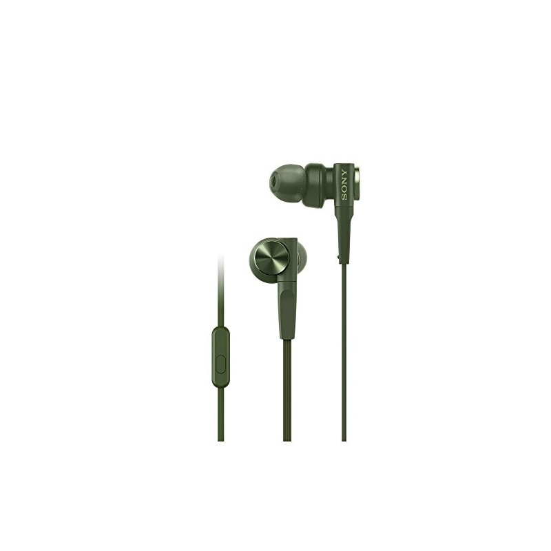 Sony Earphones Heavy Bass Model MDR-XB55AP: Canal Type with Remote
