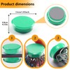 QOJOPU Fridge Magnets 40pcs - Strong Small Round Green Refrigerator