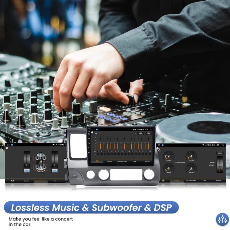 A-Carplay Car Radio Backup Camera Carplay Screen Adapter For Honda