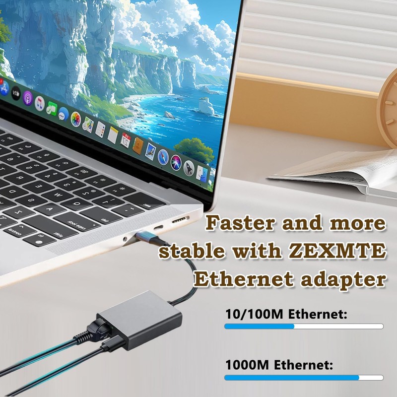 Micro USB to RJ45 Ethernet Adapter – High-Speed Network Connection