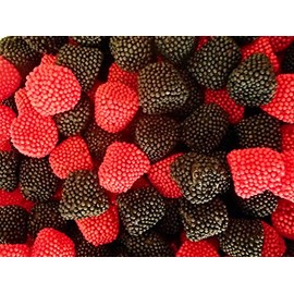 CandyKorner Raspberries And Blackberries - Raspberry and Blackberry Gels 1 Pound ( 16 Ounce )