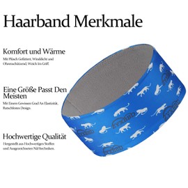 Women's Winter Headband - Thick Fleece Ear Warmers - Sport Cosy Lined Hair Band - Wide Thermal Headband Fashion Headband Headwrap