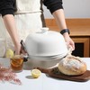 Sweejar Ceramic Bread Oven with Lid, Large Sourdough Bread Baking