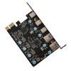 UP5300 5 Ports USB 3.1 PCIe Expansion Card 5Gbps Fast