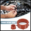 Hihaha 2pcs Red A6420940480 Turbo Intake Seal Rubber Engine Breather