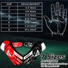 Jazzy Sports Contrast Goalkeeper Gloves, Soccer Goalie Gloves for Kids