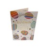 For Grandson Multicoloured Eggs Pattern Design Easter Card