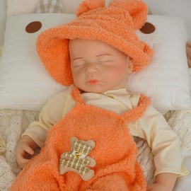 SOFTMARY Lifelike Reborn Baby Dolls - 18.5-inch Full Silicone Newborn, Real Life Baby Dolls with Realistic Veins & Sleeping Pose - Real Baby Reborn Gift Set for Kids Age 3+