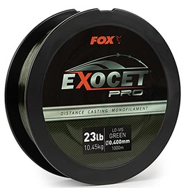 Fox Exocet Pro Monofilament Lo-Vis Green 0.400 mm 23 lbs / 10.45 kg (1000 m) Monofilament Fishing Line