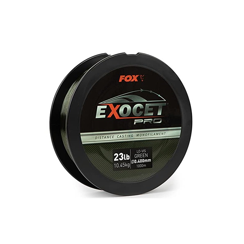 Fox Exocet Pro Monofilament Lo-Vis Green 0.400 mm 23 lbs