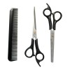 Kit Tijeras Corte Entresacar Lobo Profesional Acero Inoxidable
