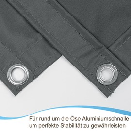 SUNNY GUARD Balcony Privacy Screen, 90 x 400 cm, Balcony Cladding, Balcony Cover, Balcony Covers, UV Protection, Wind and Weatherproof, with Cable Ties, Dark Anthracite