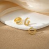 Moodear Trendy 3Pcs Chunky Ear Cuffs Non Piercing for Women