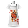 ABAKUHAUS, Queen Washable Cooking Apron Water and Dirt Deviation with