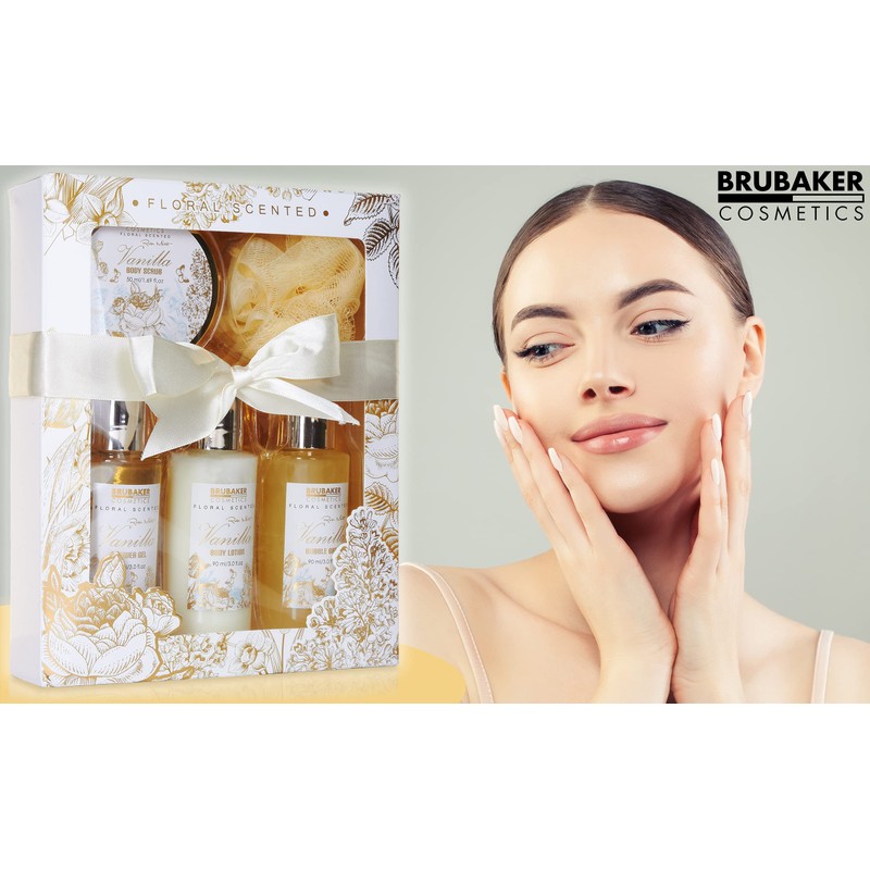 Brubaker Cosmetics Bath and Shower Set 5-Piece Gift Set