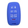 Btopars 2pcs 7 Buttons Silicone Rubber Remote Smart Key Fob