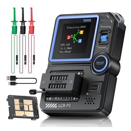 Jadeshay Transistor Tester Multifunctional, Component Tester ESR Meter for LCR MOS PNP NPN ESR Electronic Component Test