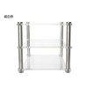 Acrylic [Petit] Audio Rack, 3 Tiers (W x D x